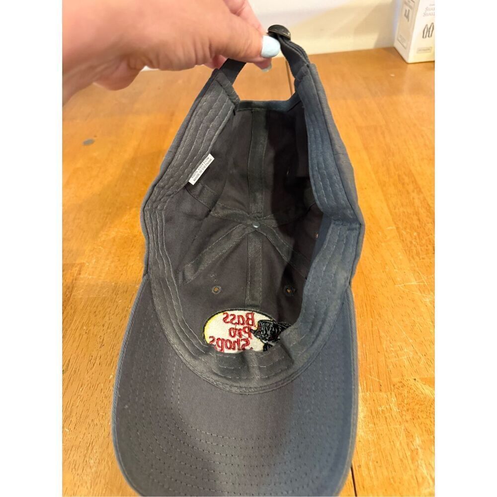 Bass Pro Shop Club Hat Cap Adult gray Adjustable Strap - Picture 4 of 8
